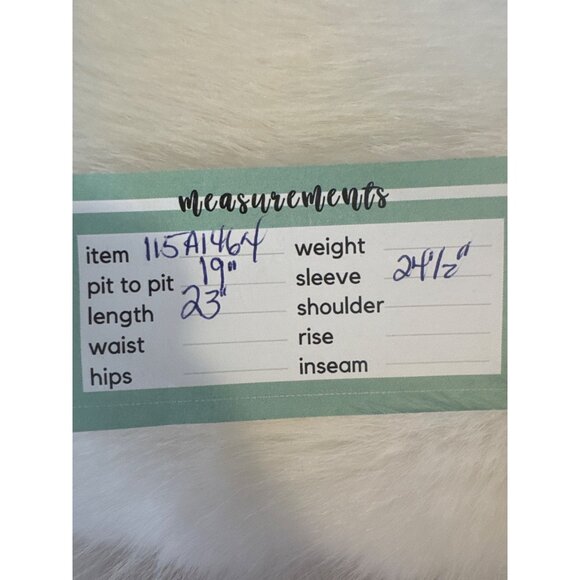 White Faux Fur Coat - Medium Size 6 Polyester Fabric & Lining - Picture 7 of 16